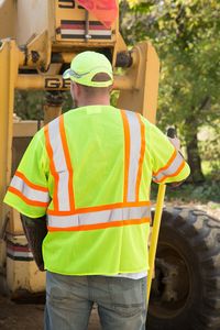 ANSI Class 3 Deluxe Safety Vest Velcroâ„¢ Front Closure