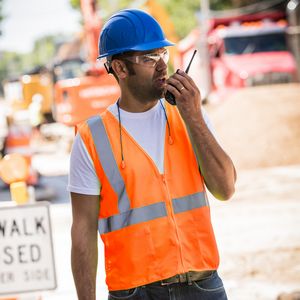 ANSI class 2 Full-Zip Mesh Safety Vest - DISCONTINUED