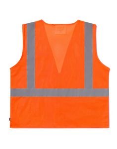 ANSI class 2 Full-Zip Mesh Safety Vest with Pocket