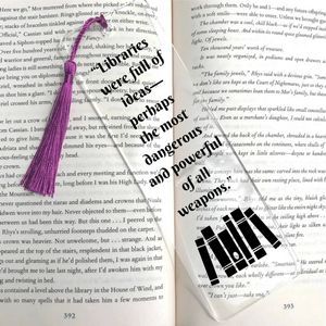 Acrylic Bookmark With Tassel