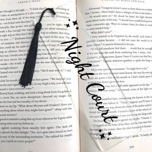 Acrylic Bookmark With Tassel