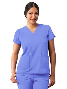 Adar - Addition - Women's Multi-Pocket V-Neck Top