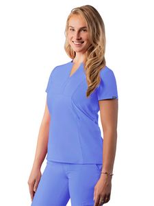 Adar - Addition - Women's Notched V-Neck Top