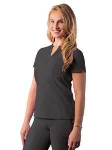 Adar - Addition - Women's Notched V-Neck Top