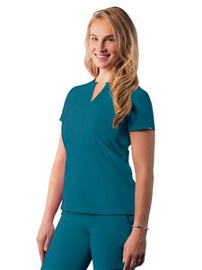Adar - Addition - Women's Notched V-Neck Top