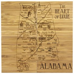 Alabama Puzzle Coaster Set