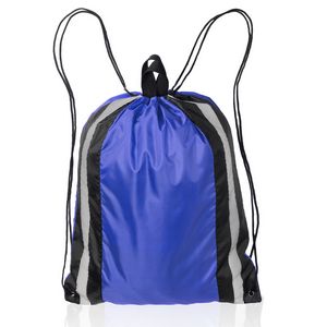 Alias Large Reflector Drawstring Backpacks