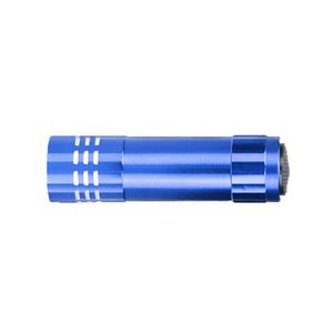 Aluminum 9 LED Flashlight w/ Strap