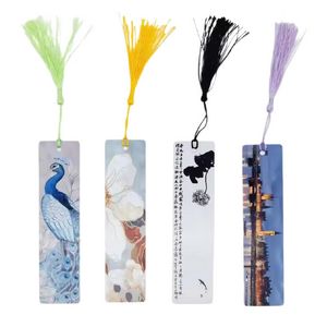 Aluminum Metal Bookmark with Tassel