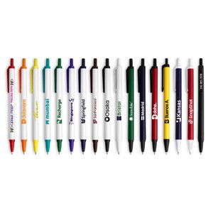 Amber Stick Click Pen