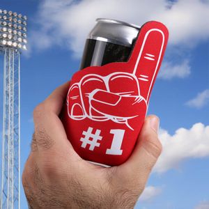 American Made Foam Finger Can Cooler