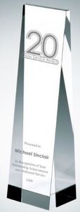 Angled Tower Crystal Award