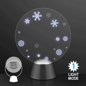 Animated LED Snowflakes Picture Frame - PRINTED