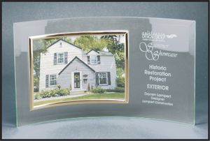 Apex Glass Horizontal Photo Frame - Large