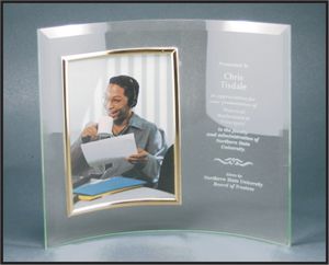 Apex Glass Vertical Photo Frame - Large
