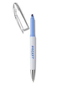 Appleton Click Action Ball Point Pen with Highlighter