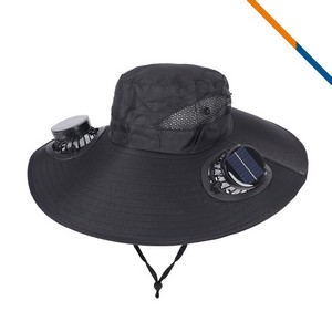 Armor Solar Double Fan Bucket Hat With String