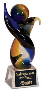 Art Glass Twister 7.75"