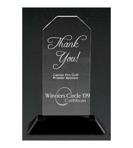 Aspire Corners Acrylic Award - Small