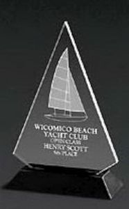 Aspire Triangle Acrylic Award - Small