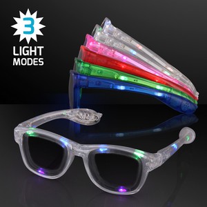 Assorted Cool Shades LED Party Glasses - PRINTED