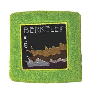Athletic Sweatband w/Embroidered Patch