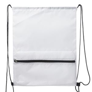 Augusta Drawstring Backpacks with Front Pocket