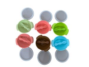Baby Suction Bowl with Spoon & Lid