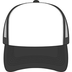 Baker Trucker Low Profile Hat w/Full Color Imprint And Patch