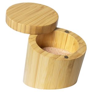 Bamboo Angled Salt Cellar