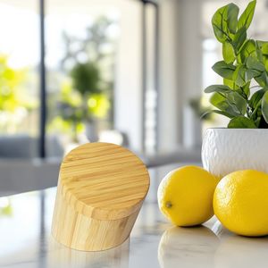 Bamboo Angled Salt Cellar