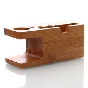 Bamboo AppleÂ® Watch Stand And Cell Phone Stand
