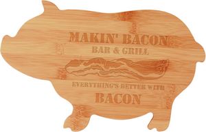 Bamboo Bay Cutting Board - Pig Shape