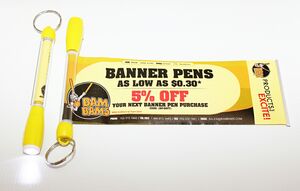 Banner Keychain Torch