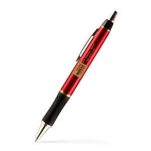 Barton Click Pen - Gold Accents