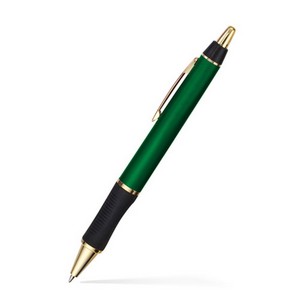 Barton Click Pen - Gold Accents