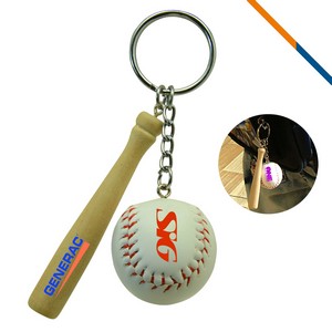 Baseball Bat Keychain