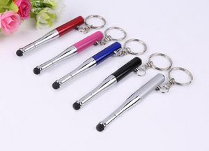 Baseball Bat Stylus LED Keychain