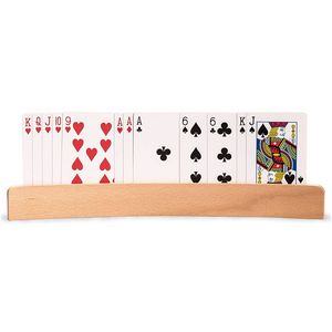 Beech Wood Playing Cards Holder