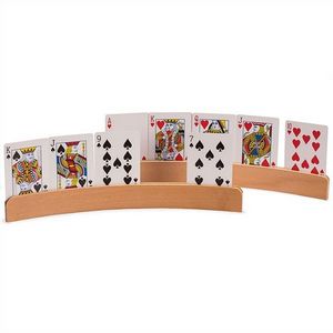 Beech Wood Playing Cards Holder