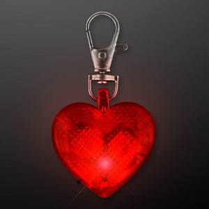 Blinking Heart Dog Light and Keychain - PRINTED