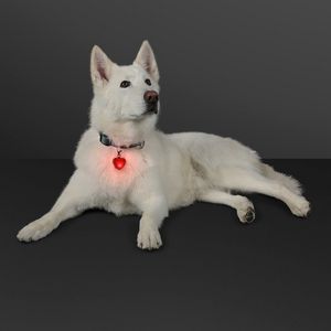 Blinking Heart Dog Light and Keychain - PRINTED