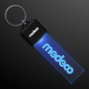 Blue LED Keychain Light - PRINTED