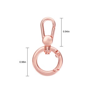 Brand Clip Swivel Keychain