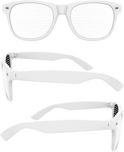 Breast Cancer Awareness Retro Pinhole Sunglasses