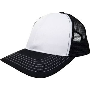 Breathable Poly Twill w/Mesh Back Cap