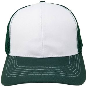 Breathable Poly Twill w/Mesh Back Cap