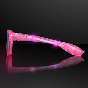 Bright Pink LED Party Shades - BLANK