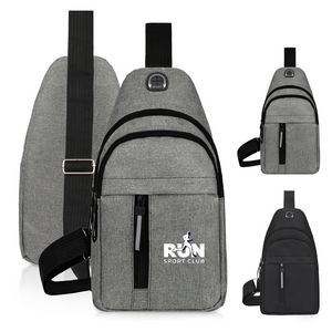 Budget Crossbody Sling Backpack (Ocean)