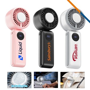 Burnett Foldable Ice Cooling Handheld Fan
